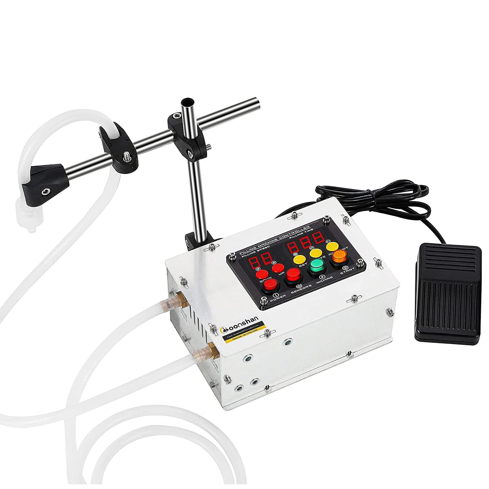 Liquid Filling Machine, 5-3000Ml Liquid Filling Machine Bottle Filler Machine, The Maximum Flow Rate Can Reach 101Oz/Min