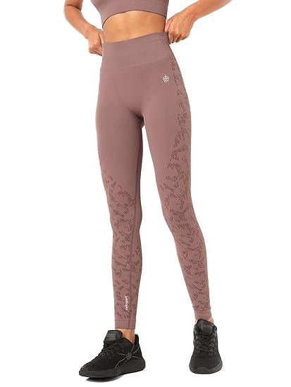 Seamless Jacquard Tights | High-Waist| Anti-Slip Waistband | Women Sports Wear | Anti Slip | 4-Way Stretch | Yoga Leggings