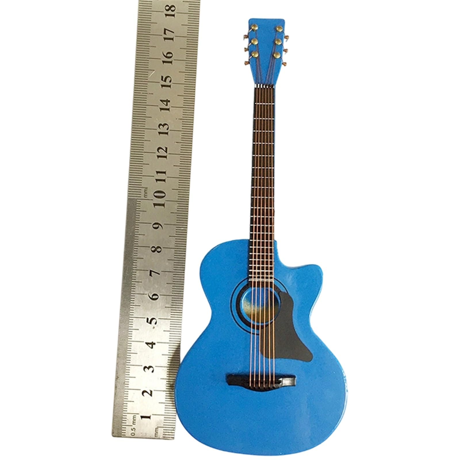 Ozdoby na instrumenty muzyczne Miniaturowe ozdoby w kształcie niebieskich gitar(Blue)