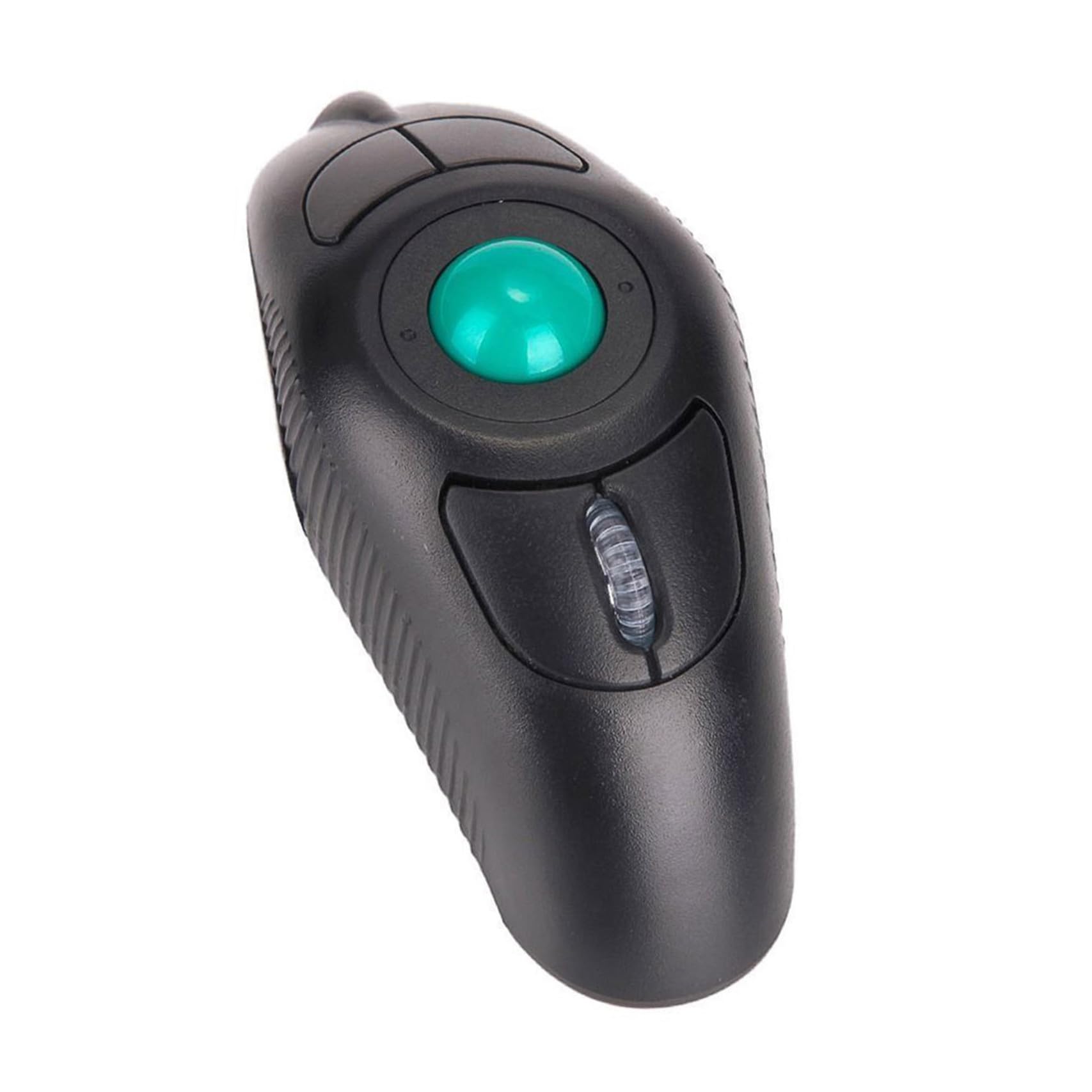 BESPORTBLE Souris sans Fil 24 Ghz Trackball Ergonomique Commande Pouce Port USB Intégré Compatible PC et Ordinateur Portable Design Portable Noir Utilisation Confortable Prolongée