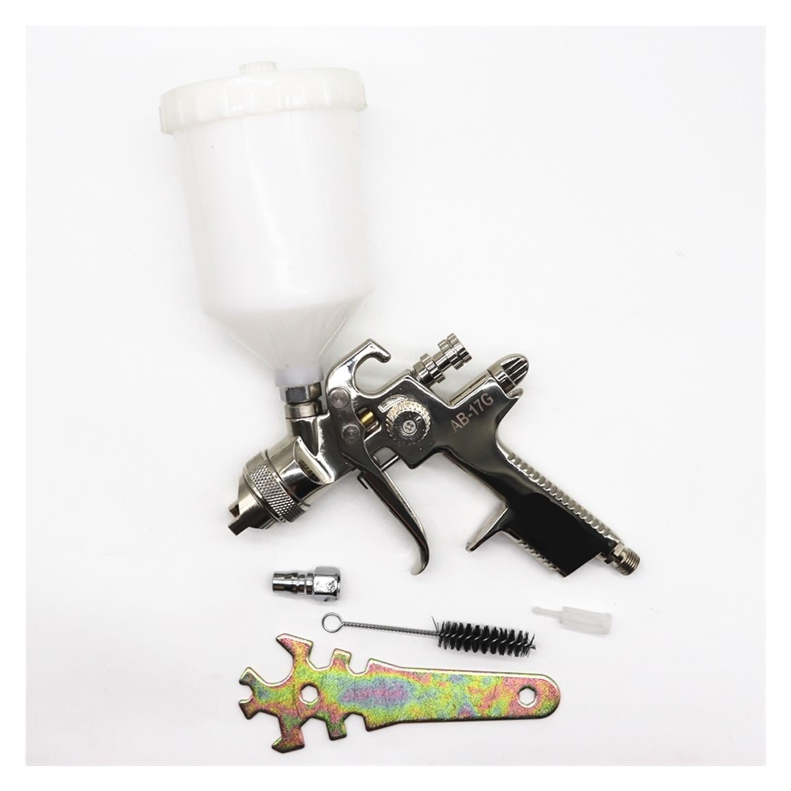 Pistola a spruzzo per vernice, Pistola a spruzzo for verniciatura ad aria compressa, HVLP con alimentazione, capacità 600 CC, pistola a for a for pareti per verniciare auto e casa fai da te
