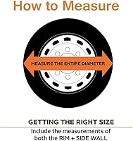 Vista 2 de CAREMO Fundas de repuesto para neumáticos de remolque, ajuste universal para Jeep, RV, SUV, camión y muchos vehículos, diámetro de rueda de 30 a 33