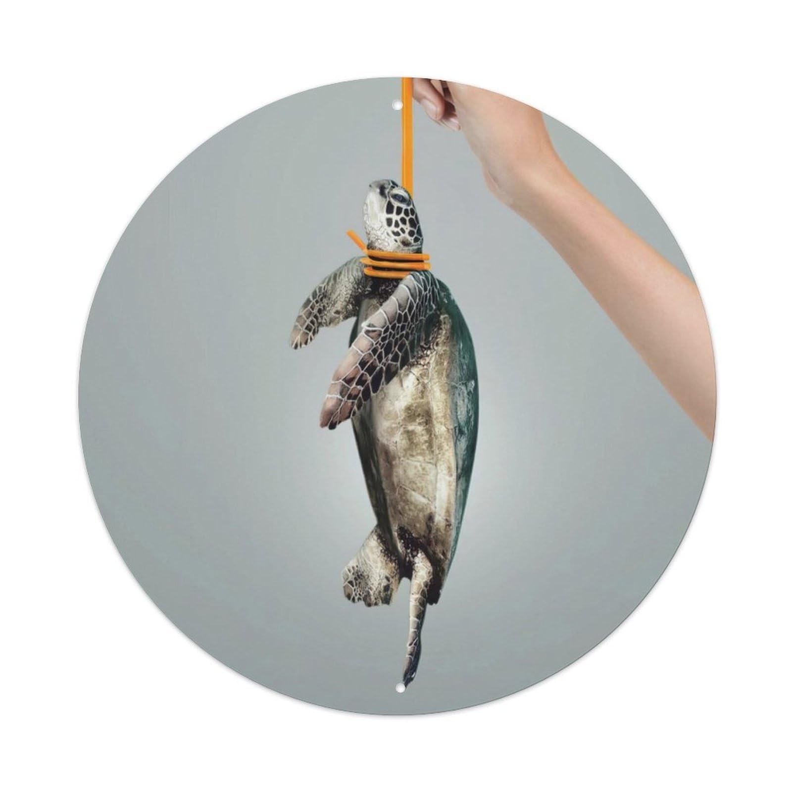 Marine Life Environmental Poster Turtle Metal Tin Sign