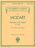 Sonata in G Major, K301: Schirmer Library of Classics Volume 2067 for Violin and Piano (Schirmer's Library of Musical Classics)
