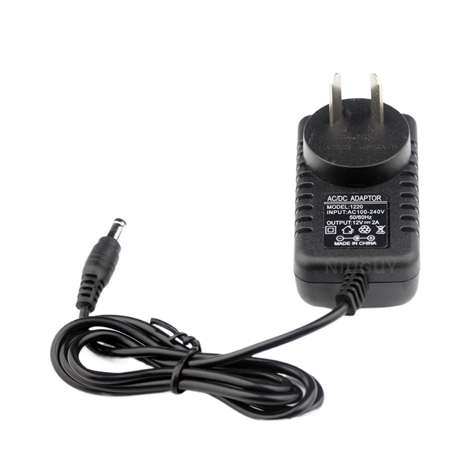 Adecuado for transformador de tira de luz LED CCTV con adaptador de corriente de 24W y salida 12V