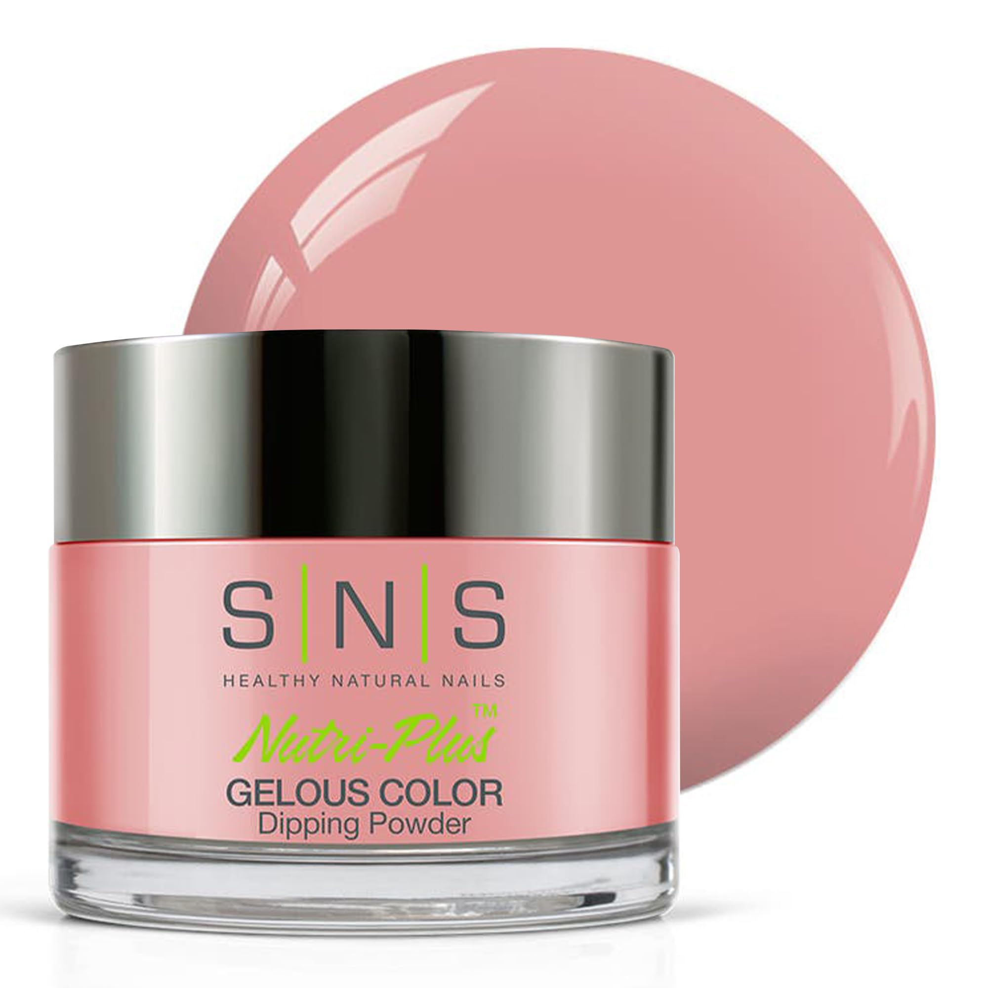 SNS Nail Dip Powder, Gelous Color Dipping Powder - Fun In Bogota (Purple/Mauve, Cream) - Long-Lasting Dip Nail Color Lasts 14 Days - Low-Odor & No UV