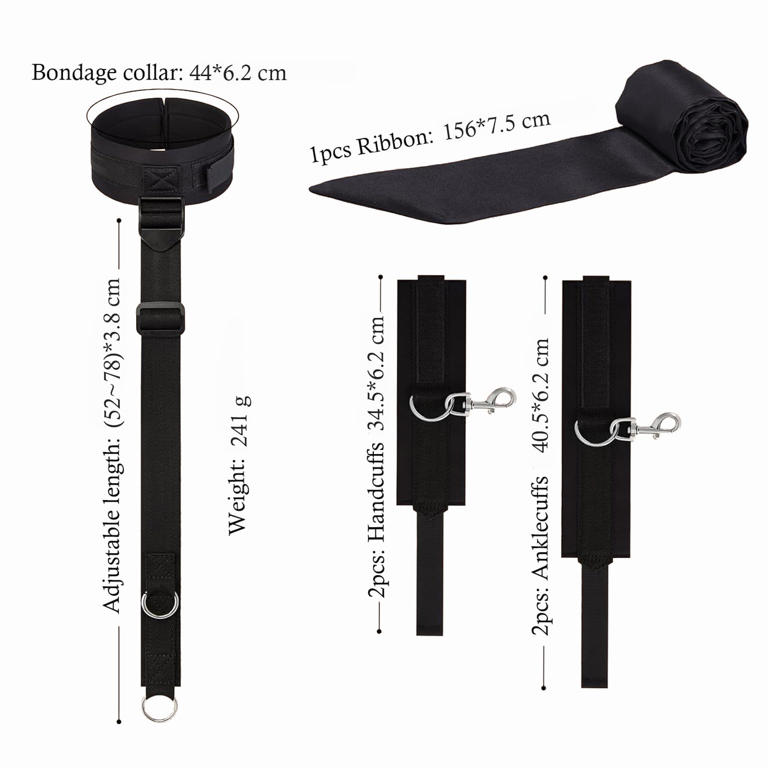 Menottes Sexy Sex Lit Kit Bdsm Bondage Retenue et Bondage Bdsms Set Accessoires Hard SM Bondagerie Sexes Harnais Femme Sexy Bdsm Homme Kit SM Sex Toýs Couple