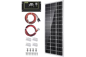 Topsolar Solar Panel Kit: 100-Watt Monocrystalline Off-Grid System