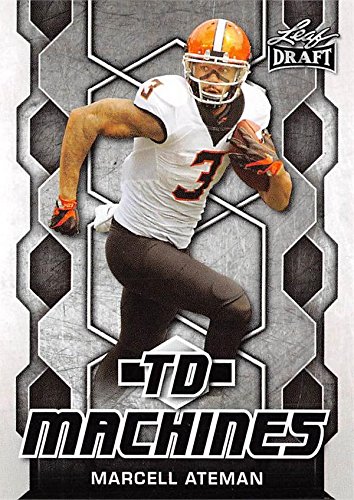 Marcell Ateman Football Card (Oklahoma State Cowboys, Oakland Raiders) 2018 Leaf Draft TD Machines #TD12 Rookie