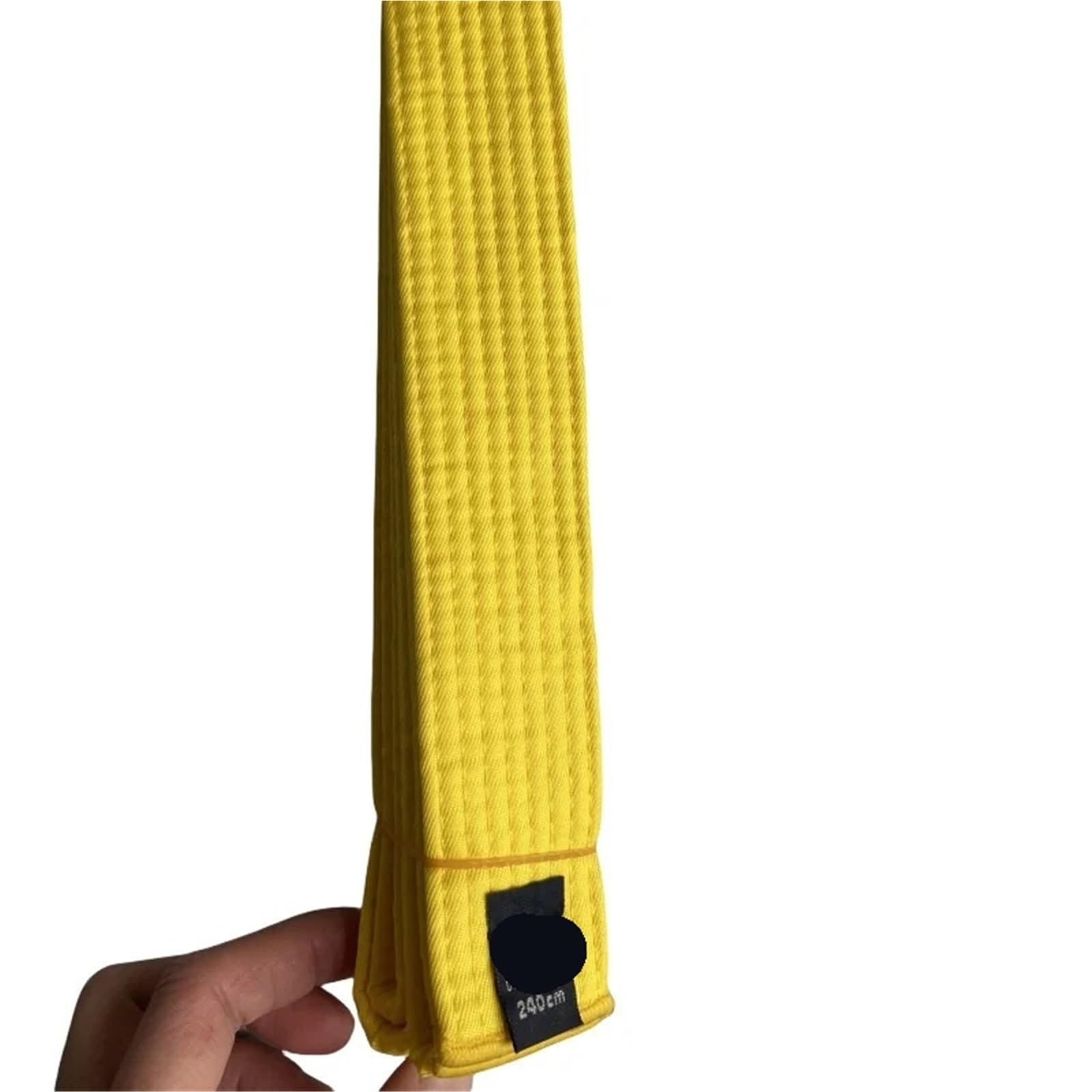 Ceinture de Taekwondo en coton multicolore for adultes, 3 pièces, 1.6 à 2.8M, ruban ceinture, Arts martiaux, Judo Wushu, noir, jaune pour Taekwondo