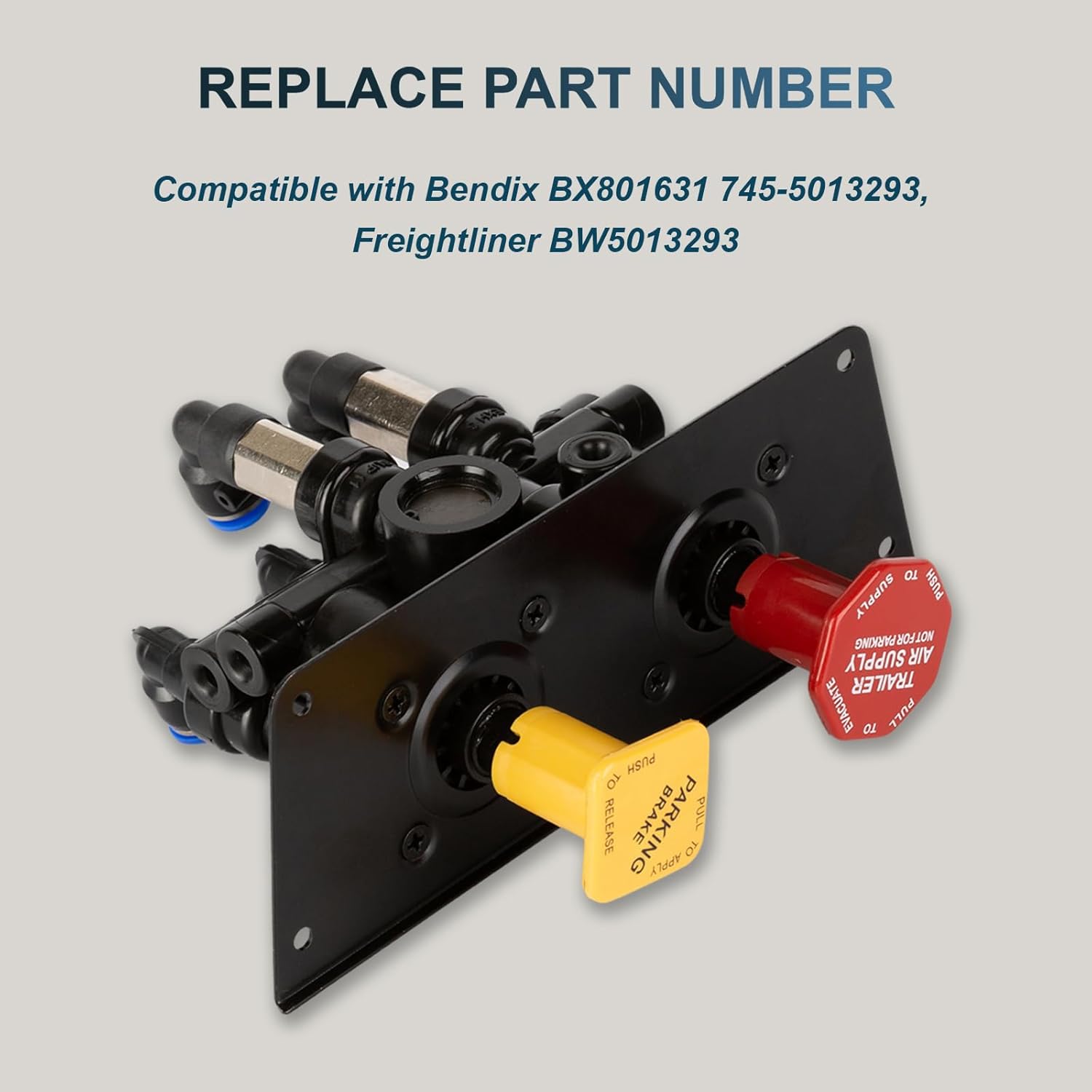 801631 5013293 801631 Dash Control Brake Valve Replacement for Freightliner MV3 Bendix BX801631 745-5013293