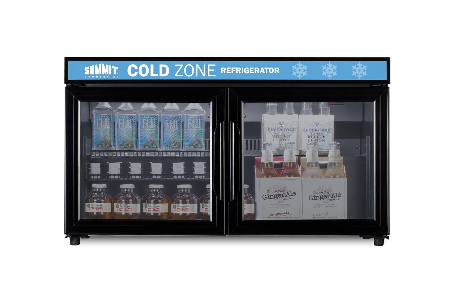 Summit Appliance 36 In. 3.2 Cu. Ft. Commercial Back Bar Beverage Center In Black Scr3502d on Fridge.com - View 6