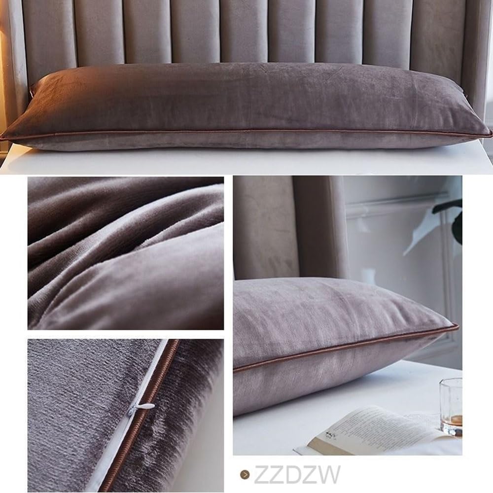 Amazon.com: Pillow Case Cover with Zipper Throw Pillow Cases Queen