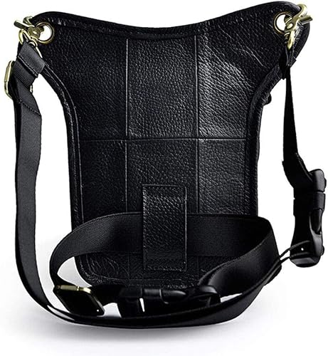 Miniatura 3 de Riñonera de cuero para hombres y mujeres, bolsa de protección multiusos, para motocicleta, deportes al aire libre, ciclismo, equitación, senderismo,