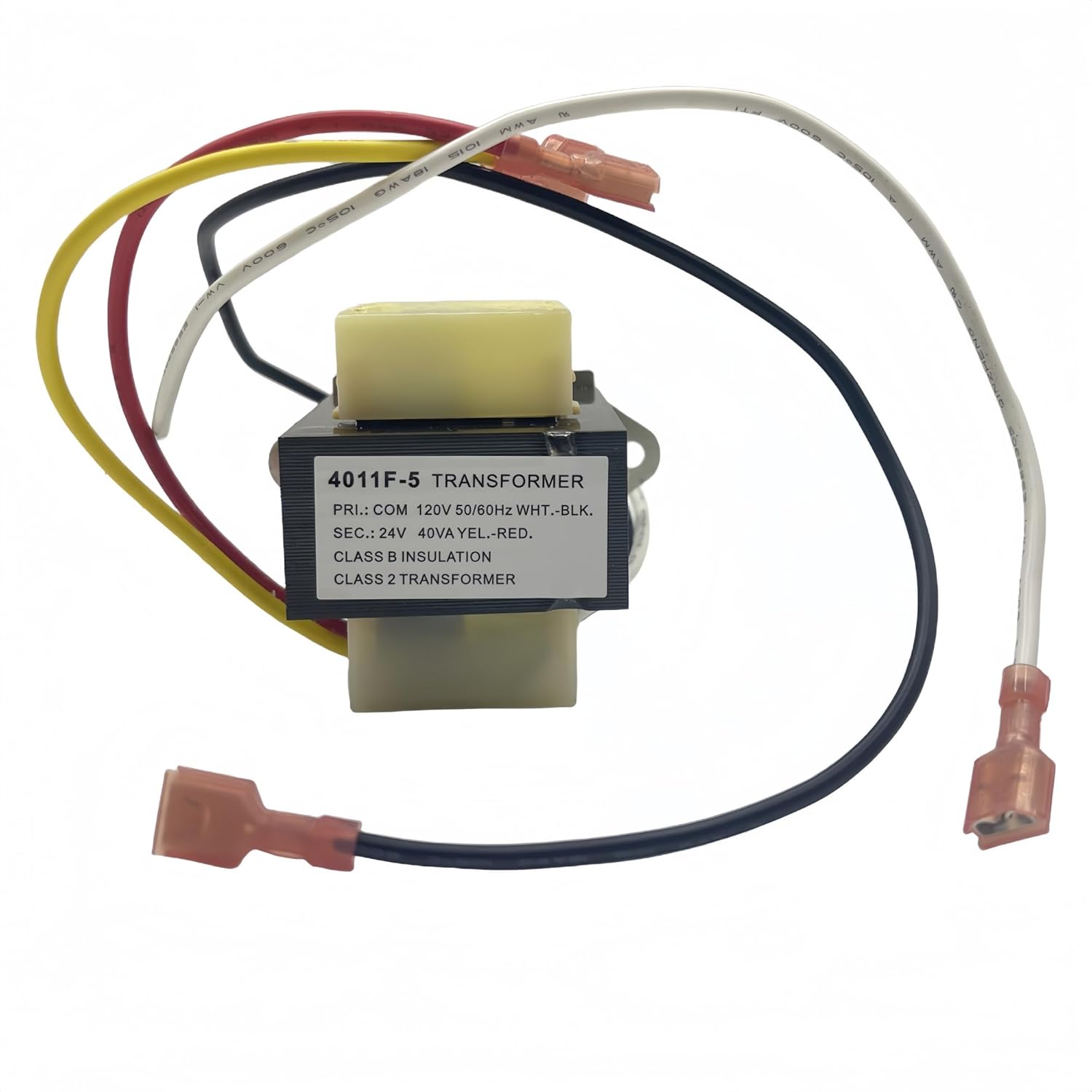 46-24124-06 BE161640GDD 29M7101 4011F-5 HVAC Transformer 120 to 24V 40VA for Rheem Furnace 46-24124-06, HVAC Furnace Transformer for Basler Electric BE161640GDD 29M7101 4011F-5