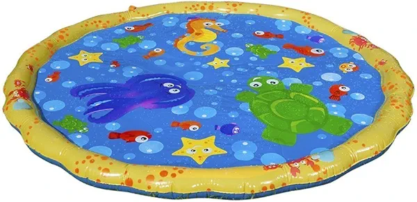 BANZAI 54In-Diameter Sprinkle & Splash Play Mat