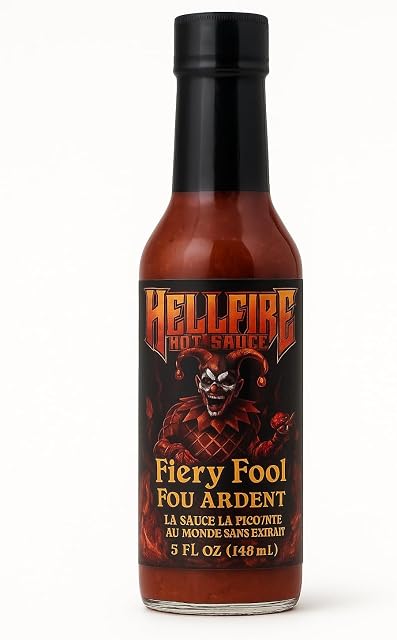 Hellfire's Fiery Fool Hot Sauce – The Ultimate Superhot Blend (148 ml)