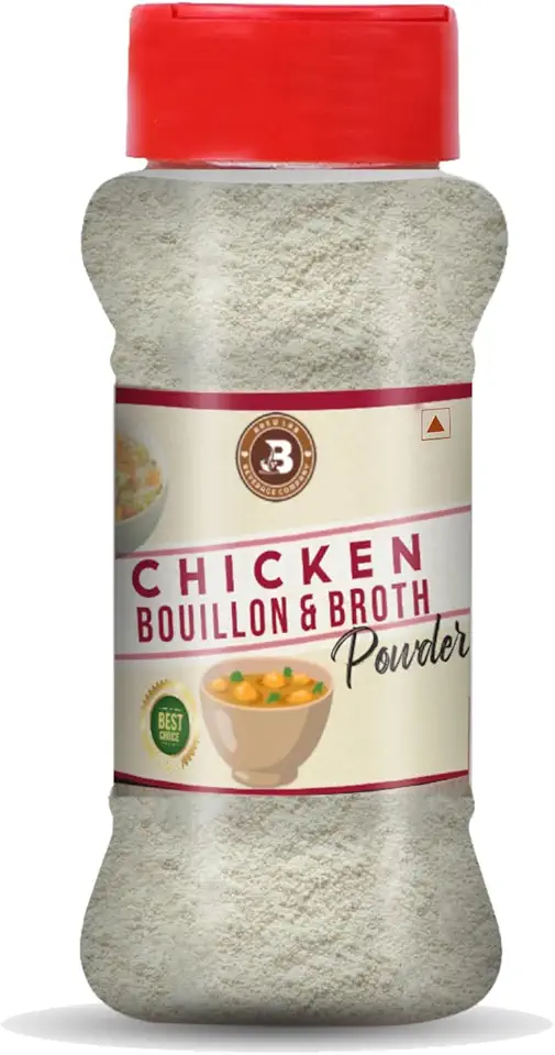 Brew Lab Chicken Bouillon & Broth Powder | For Chicken Biryanis, Gravy and Mughlai Dishes 100GM