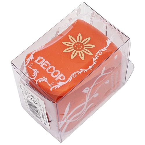 Miniatura 3 de DECOP 4106638 - Punzón para manualidades, diseño de girasol, tamaño pequeño, color naranja