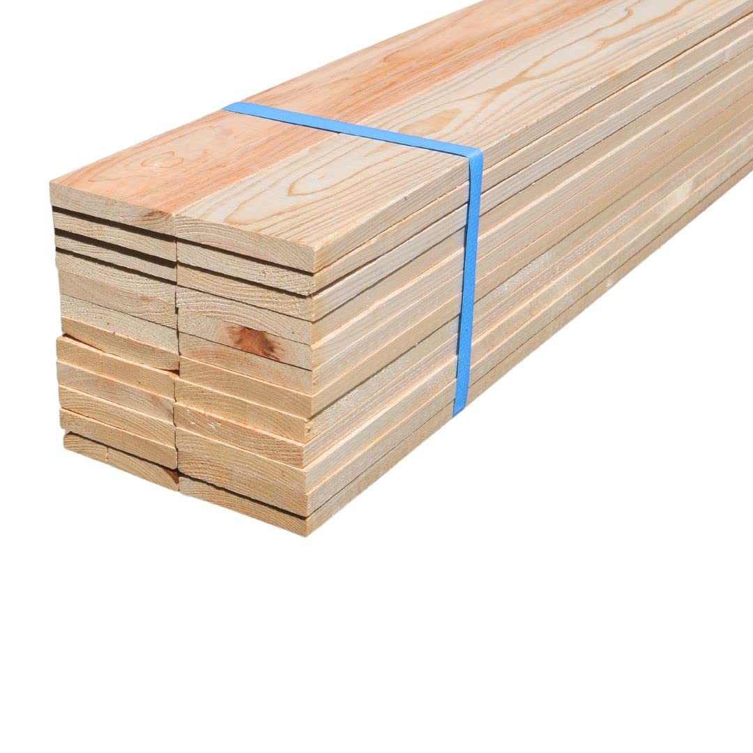 ヒノキ板 約600本（幅111mm✕厚24mm✕長800〜1000mm）