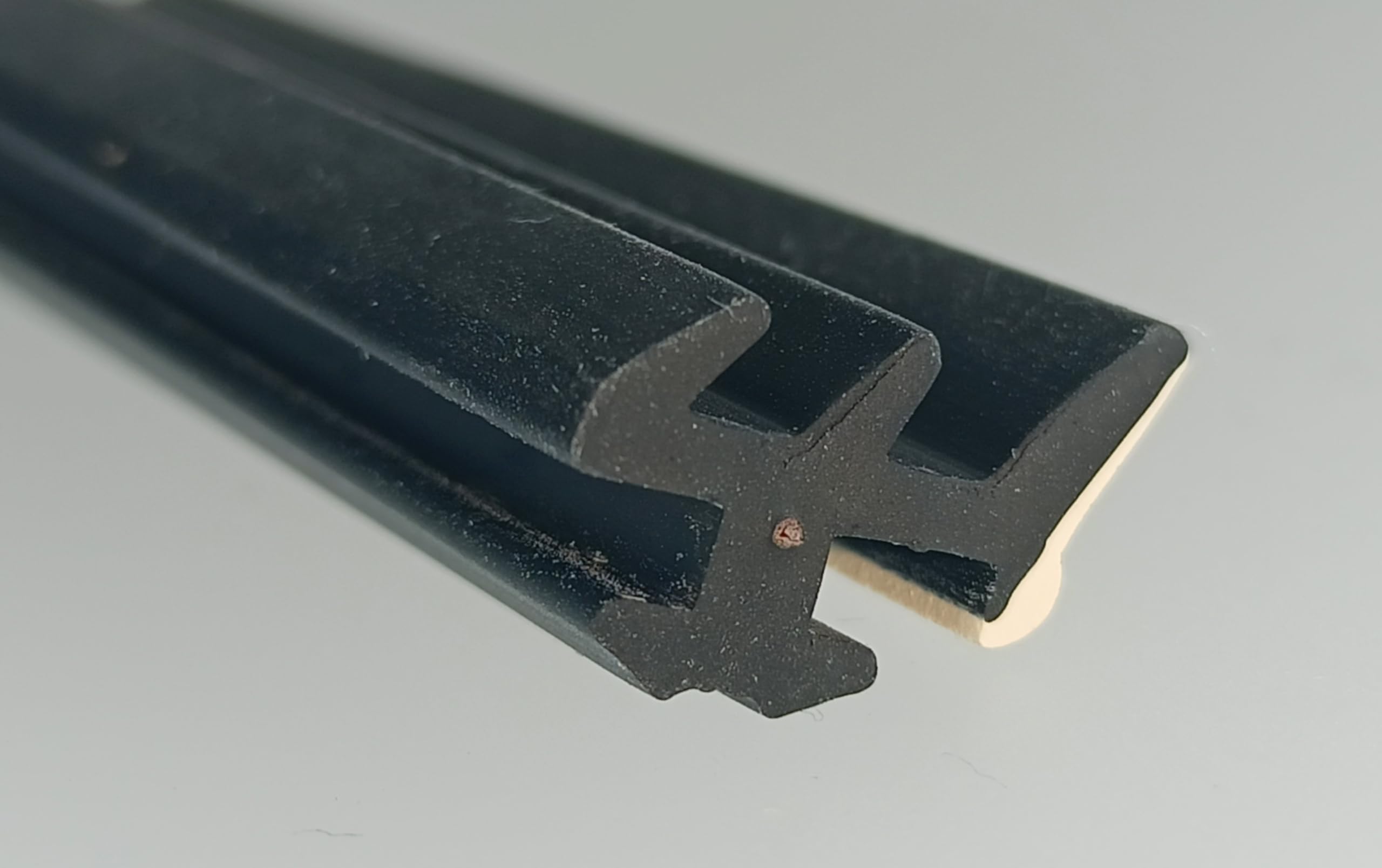 Lippendichtung L-2 weichmacherfreie Ersatzdichtung für Stegplatten-Profile Wintergarten Terrasse Vordach Carport Sprossendichtung (75 m Rolle)