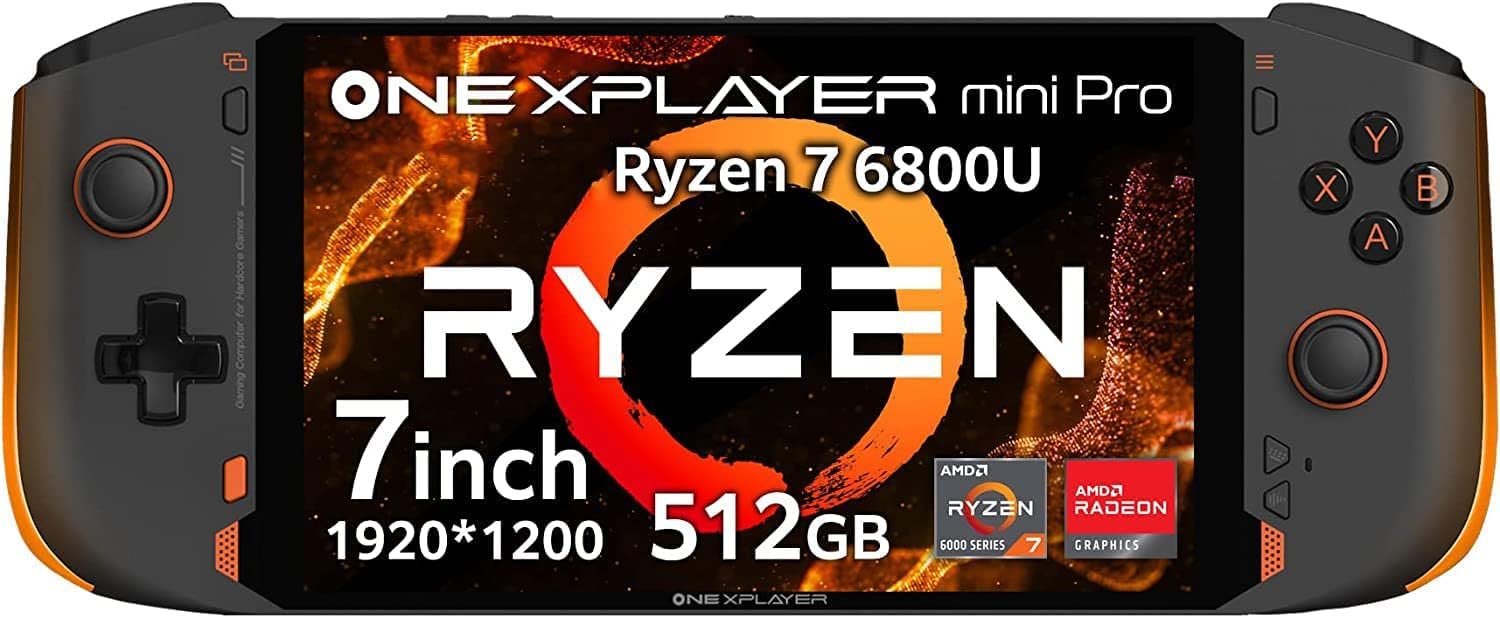 ONEXPLAYER Mini Pro Console 7 inch 1920 * 1200 IPS Portable PC Windows11 Laptop Pocket Game Work Tablet (AMD R7-6800U 16GB/512GB) (B0BZLCZZY9) Amazon Price History, Amazon Price Tracker