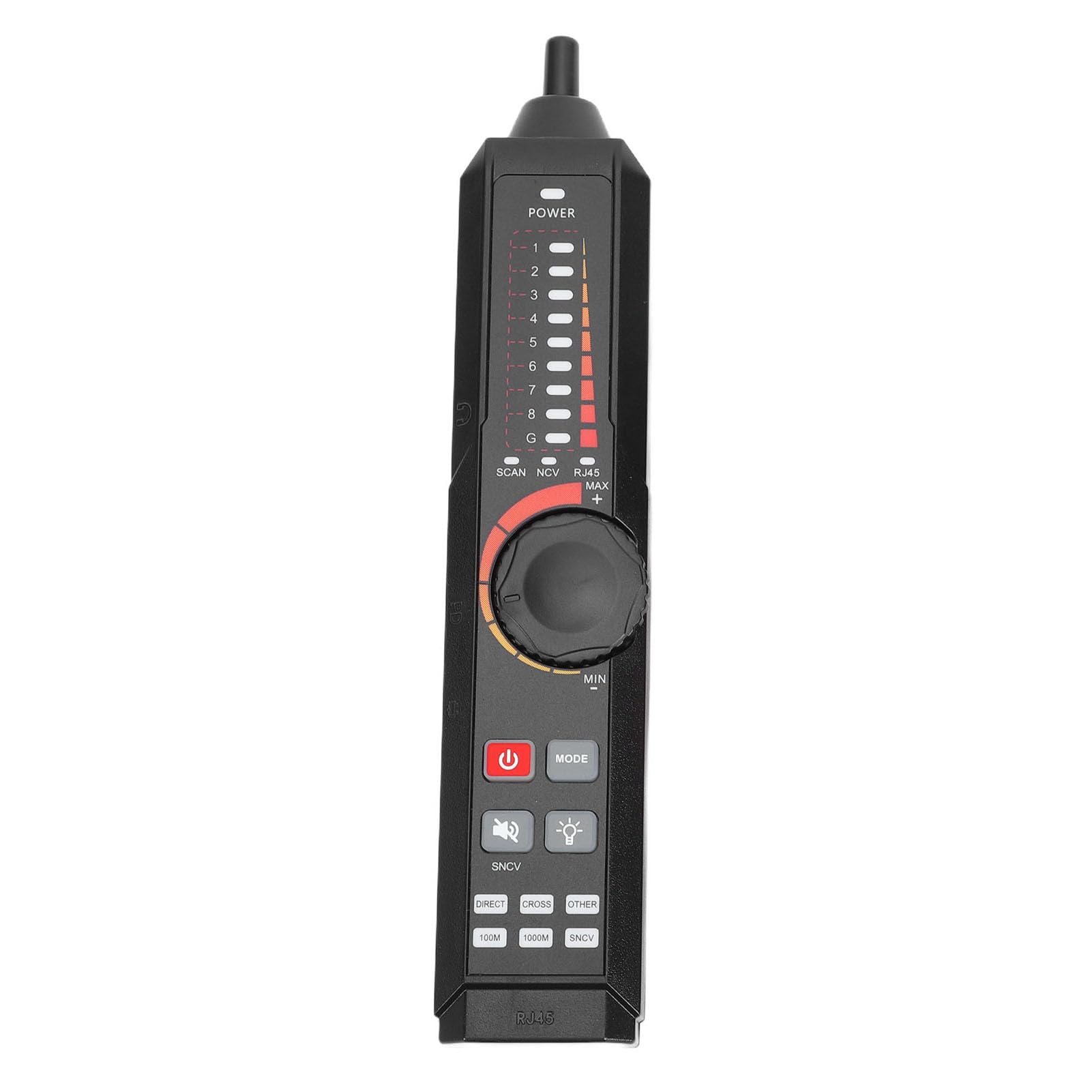 Tester per Cavi Ethernet, Tester per Cavi di Rete e Supporto Tracker Test UTP, RJ45 TDR, Misurazione FTP per RJ45, BNC, Telefonica, Cavo Metallico con Touch Screen IPS da