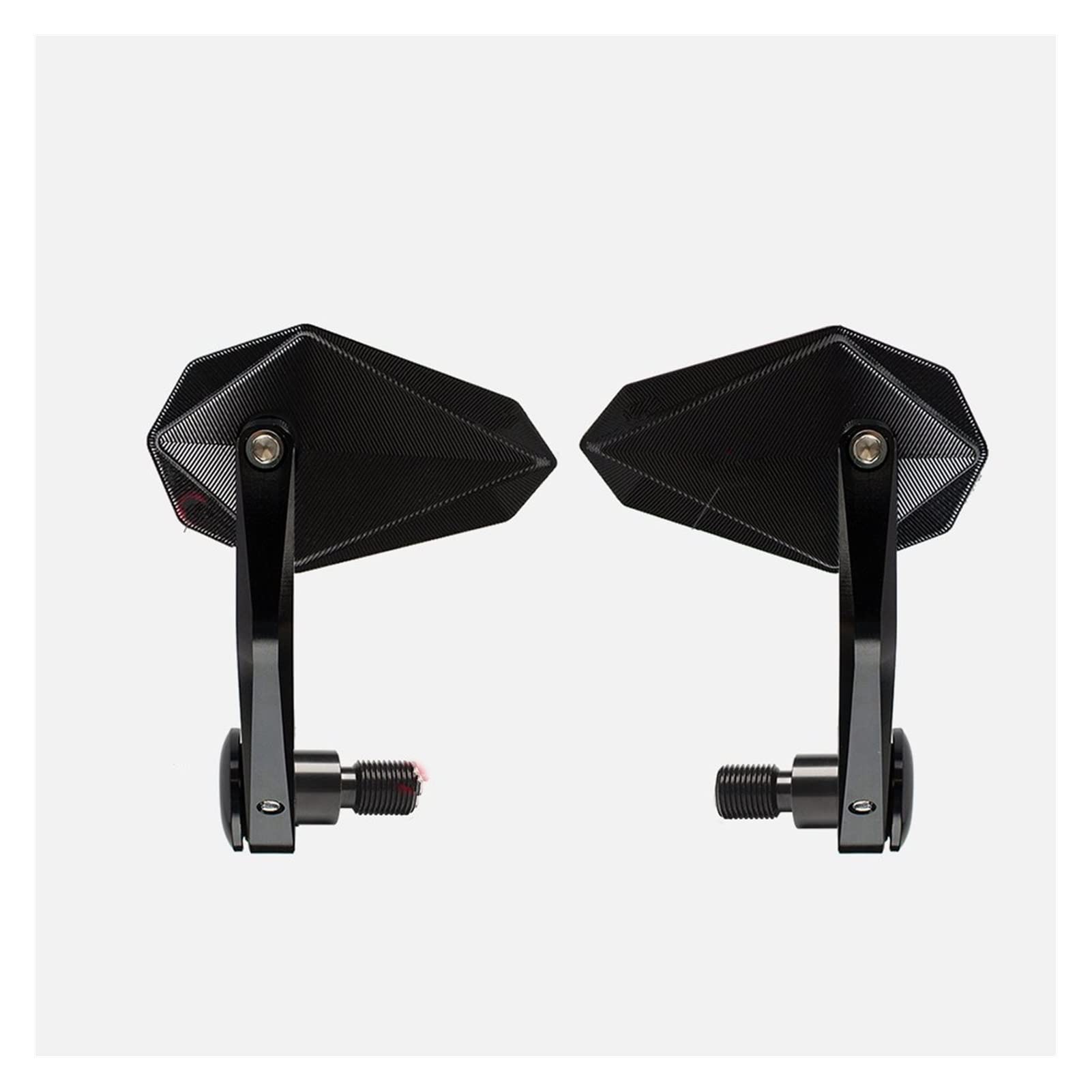 Conxen Blackone Motorcycle Mirrors, Motorcycle Bar End Mirror Handlebar Compatible With Mt07 Mt09 Mt10 Xsr700 Xsr900 Xj6 Tdm Tmax Xmax Smax Fz1 Fz6 Fz07 Fz09 Fz10 Ninken