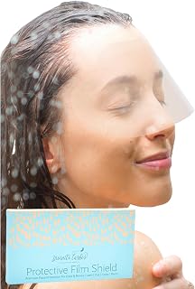 Lash Shower Shield For Face - 100 Eye Shields for After Surgery Shower Visor for Adults Eyelash Shower Protector Makeup Shower Face Shield Lash Goggles for Eyelash Extensions Microblading DiviniTi