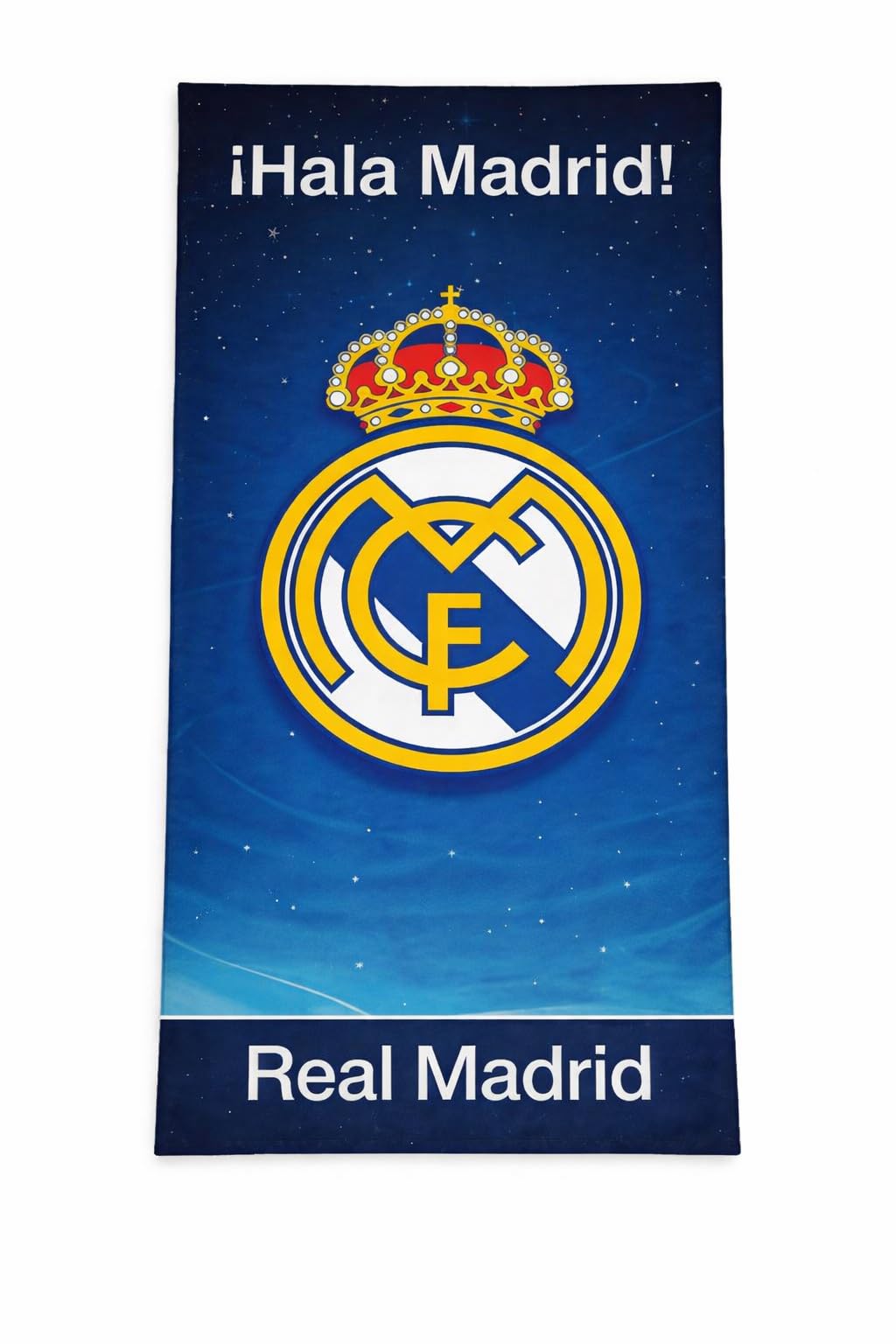 Real Madrid Toalla Playa Oficial 70x140 cm – 100% Microfibra, Secado Rápido, Ligera y Compacta – Toalla Piscina, Viaje y Deporte – Diseño Original Club Fútbol (Negra) - 5