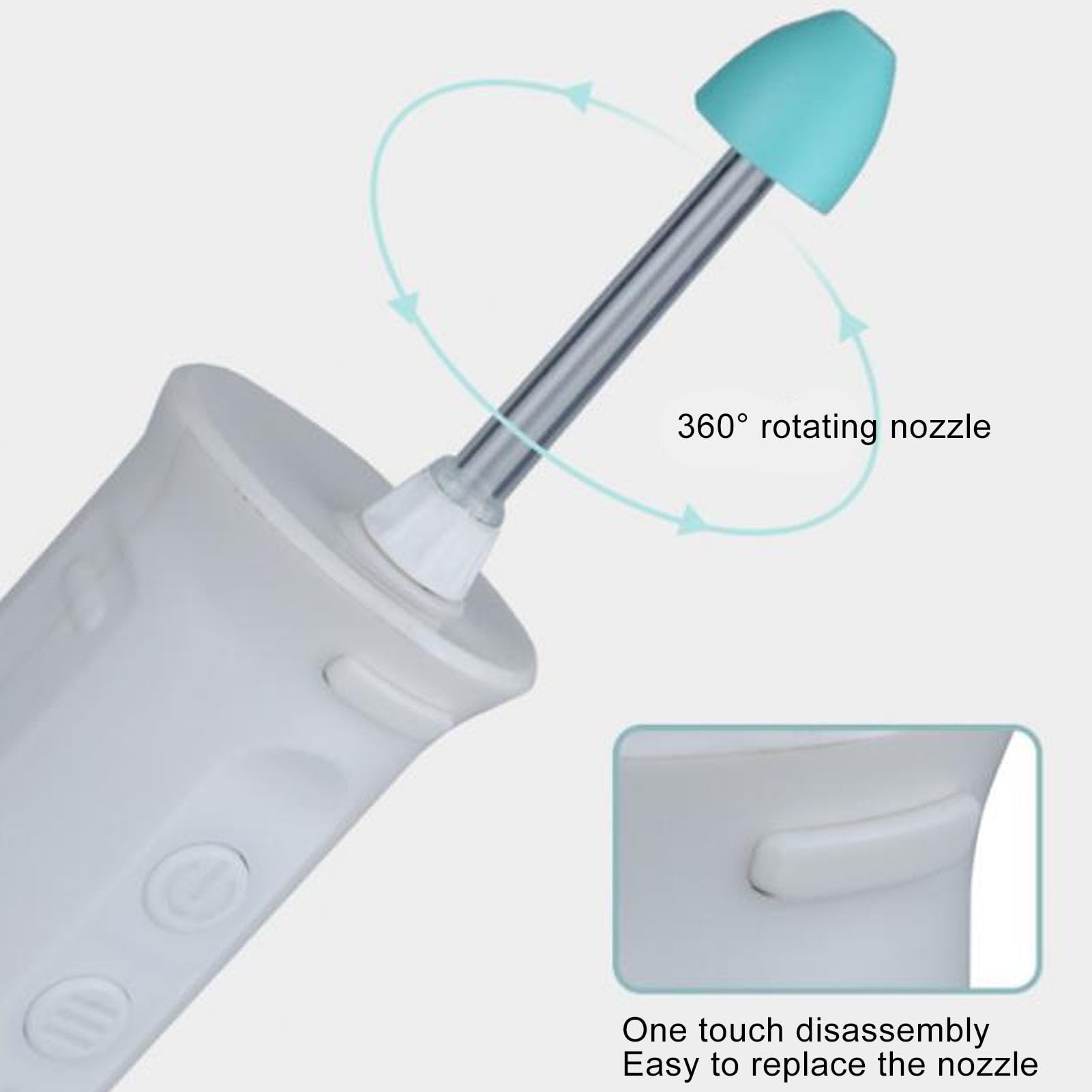 Limpiador Nasal portátil, irrigación Nasal eléctrica con 3 Modos, Limpieza Profunda, Capacidad de Agua de 200 ml, Adecuado for Adultos y niños