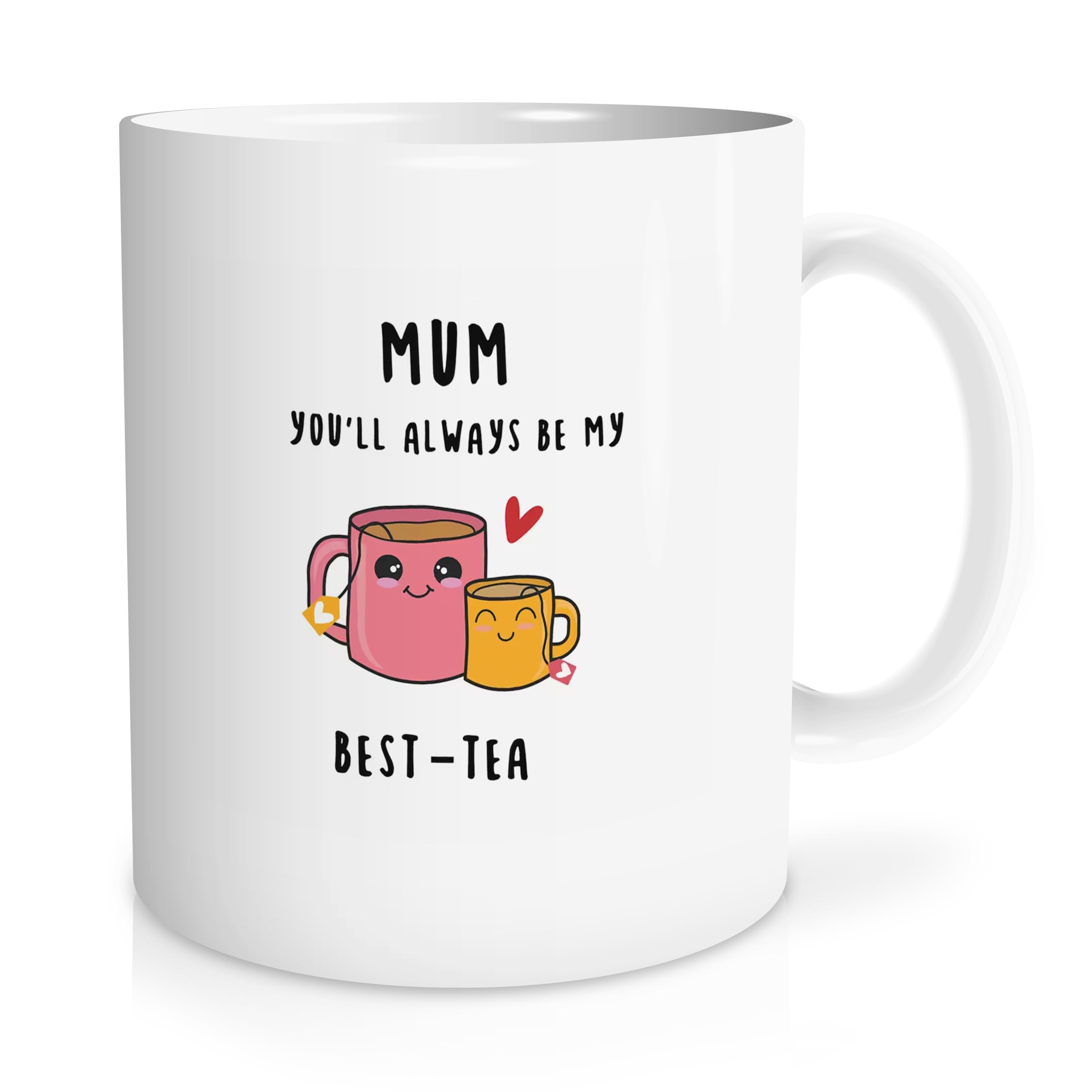 Likjad Mom Mug - Funny, Best Mom Gifts for Mothers Day from Daughter, Birthday Mum Tea Ceramic Coffee Mug 11oz