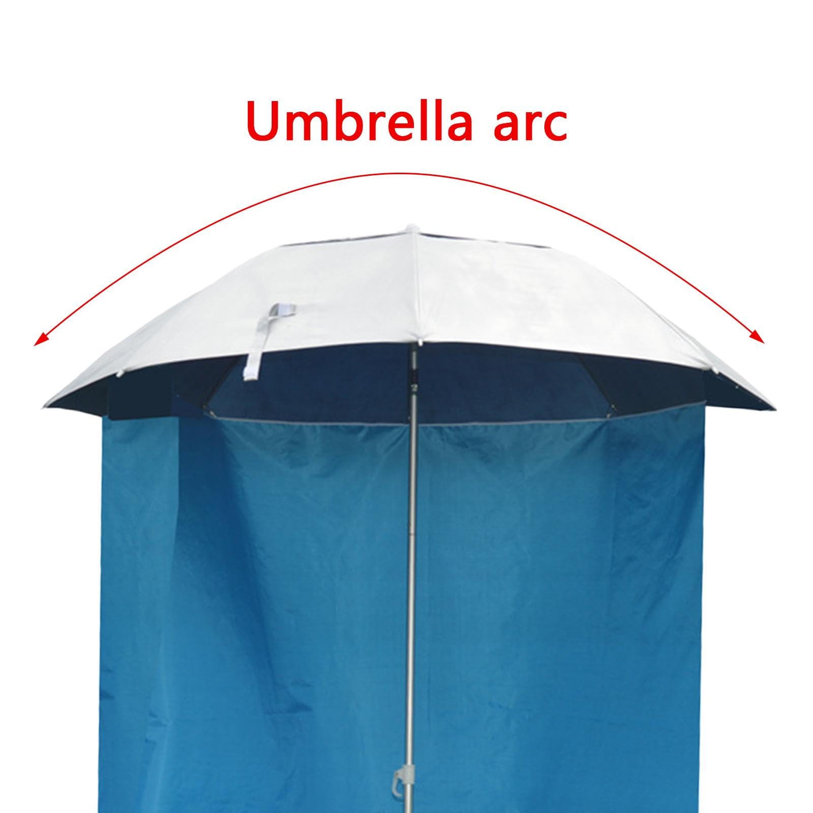 Panno per ombrellone da spiaggia, Panno per ombrellone portatile | Tenda da esterno con ombrellone - Design a mezza circonferenza, tessuto impermeabile per protezione dal sole e dalla pioggia