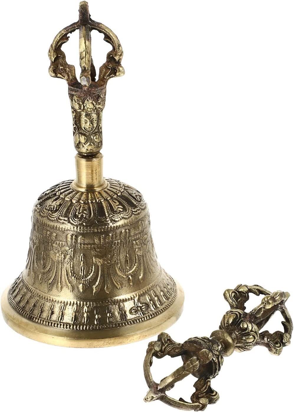 Amazon.co.jp: 仏教ベル 鈴 ハンドベル 金剛鈴 瞑想、儀式、祈り、仏教 