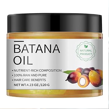 Batana Oil Paste, Moisturizing Dry Scalp & Split Ends with Vitamin E, Supports Hair Stength & Fullness, Pure Honduran Mask, No Sulfates, Ideal for Men & Women, 4.23 oz