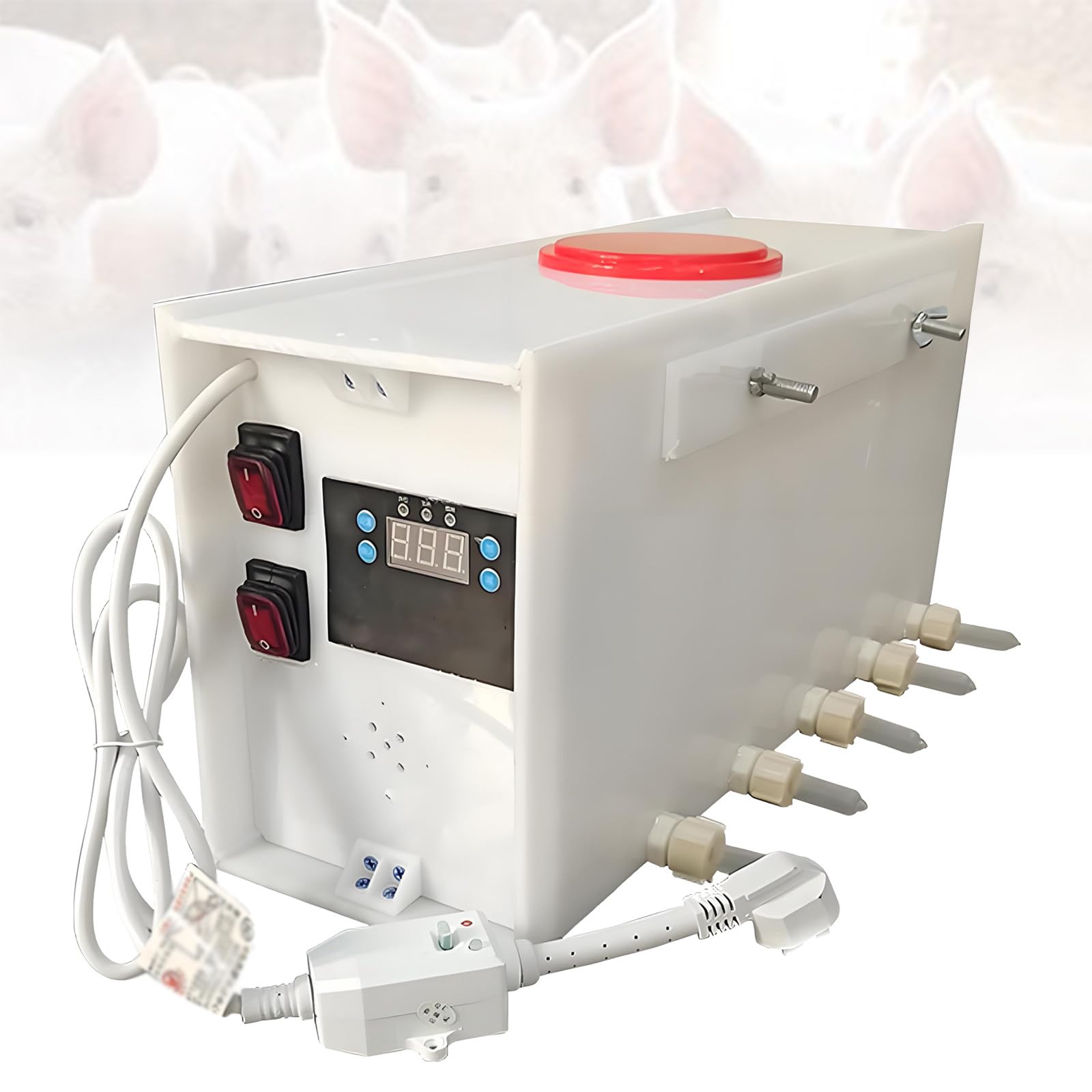 Empêche les porcelets de s'échapper grâce au distributeur de lait automatique 10 tétines