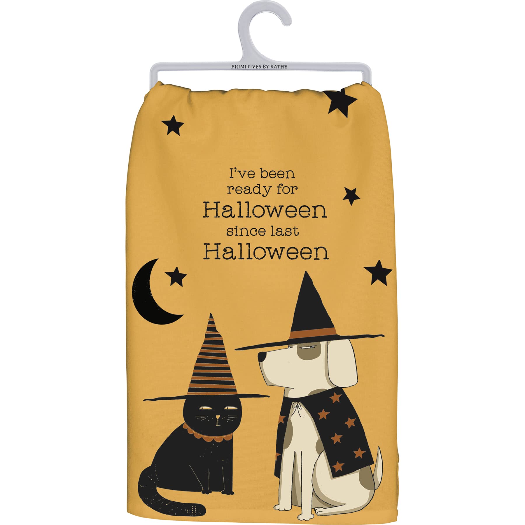 Serviette de cuisine Ready for Halloween de qualité supérieure en coton
