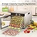 Household Food Dehydrators Machine with 8 Stainless Steel Trays Hold 10 lb Meats 24 H Digital Timer 194 °F Temperature Control Commercial Dryer for Jerky Meat Herb Fruit Vegetables Beef Black Knight