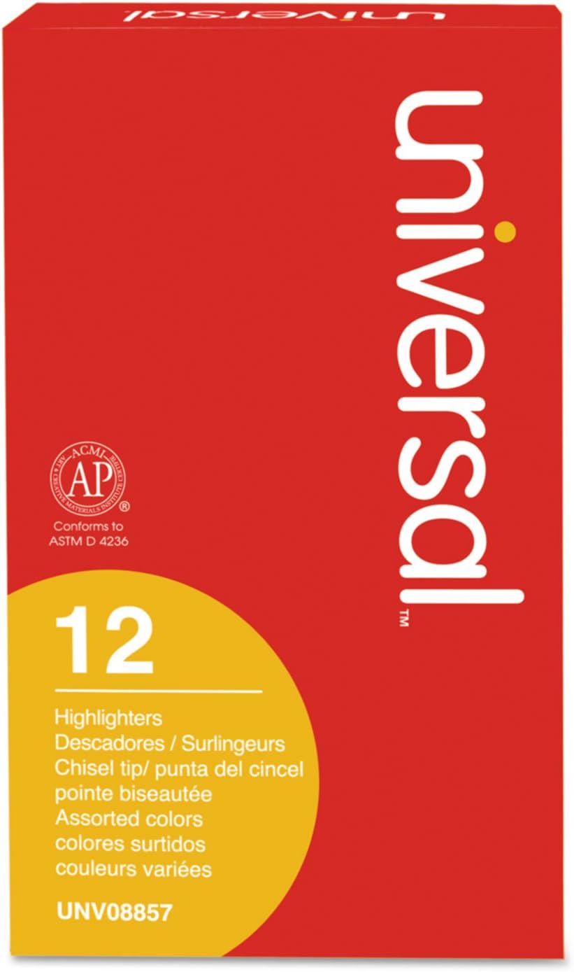 UNV08857 - Universal Pocket Clip Highlighter