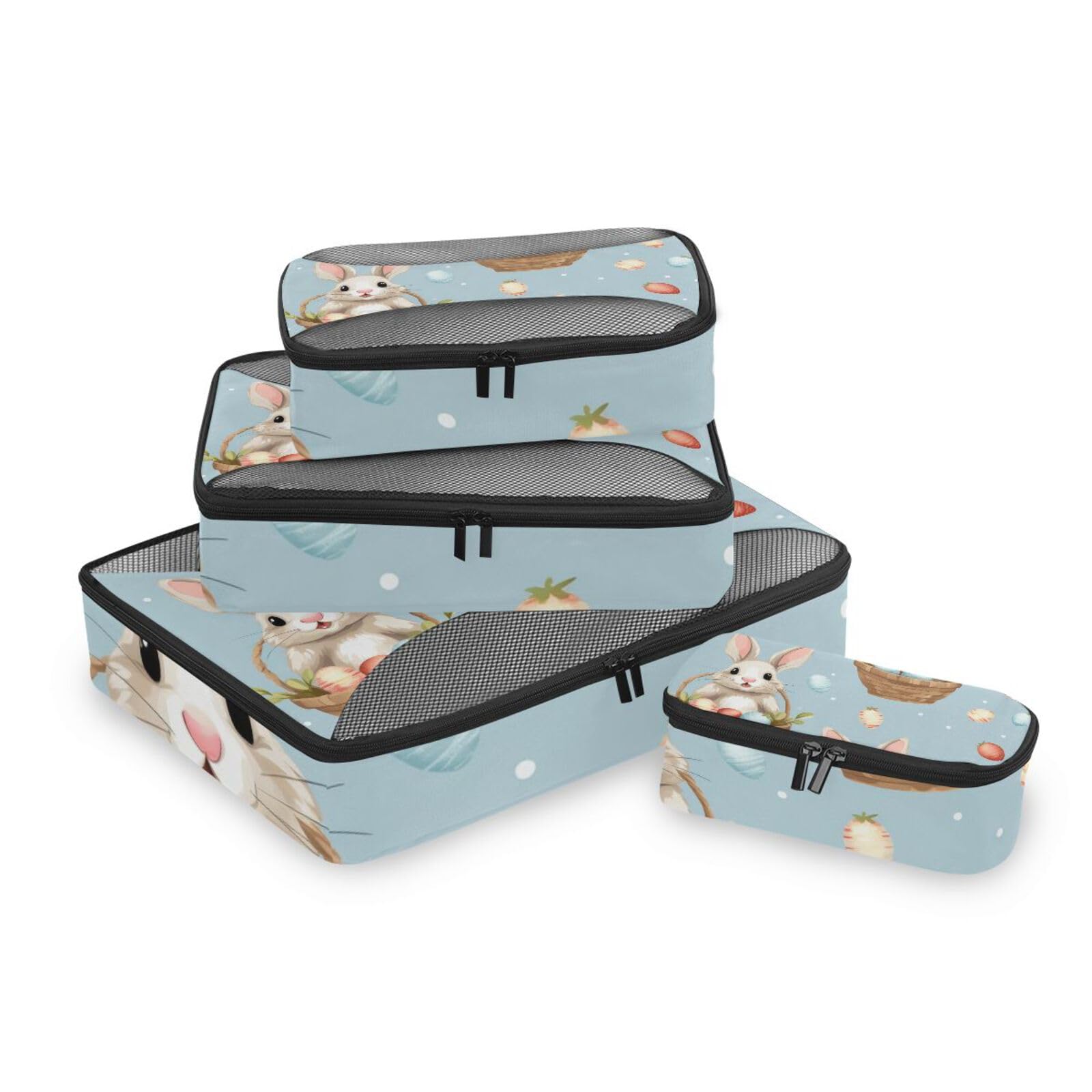 Amazon.com: Packing Cubes for Travel 4 Set Easter Egg Bunny