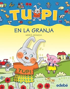 Hardcover TUPI en la granja (letra de palo) (Spanish Edition) [Spanish] Book