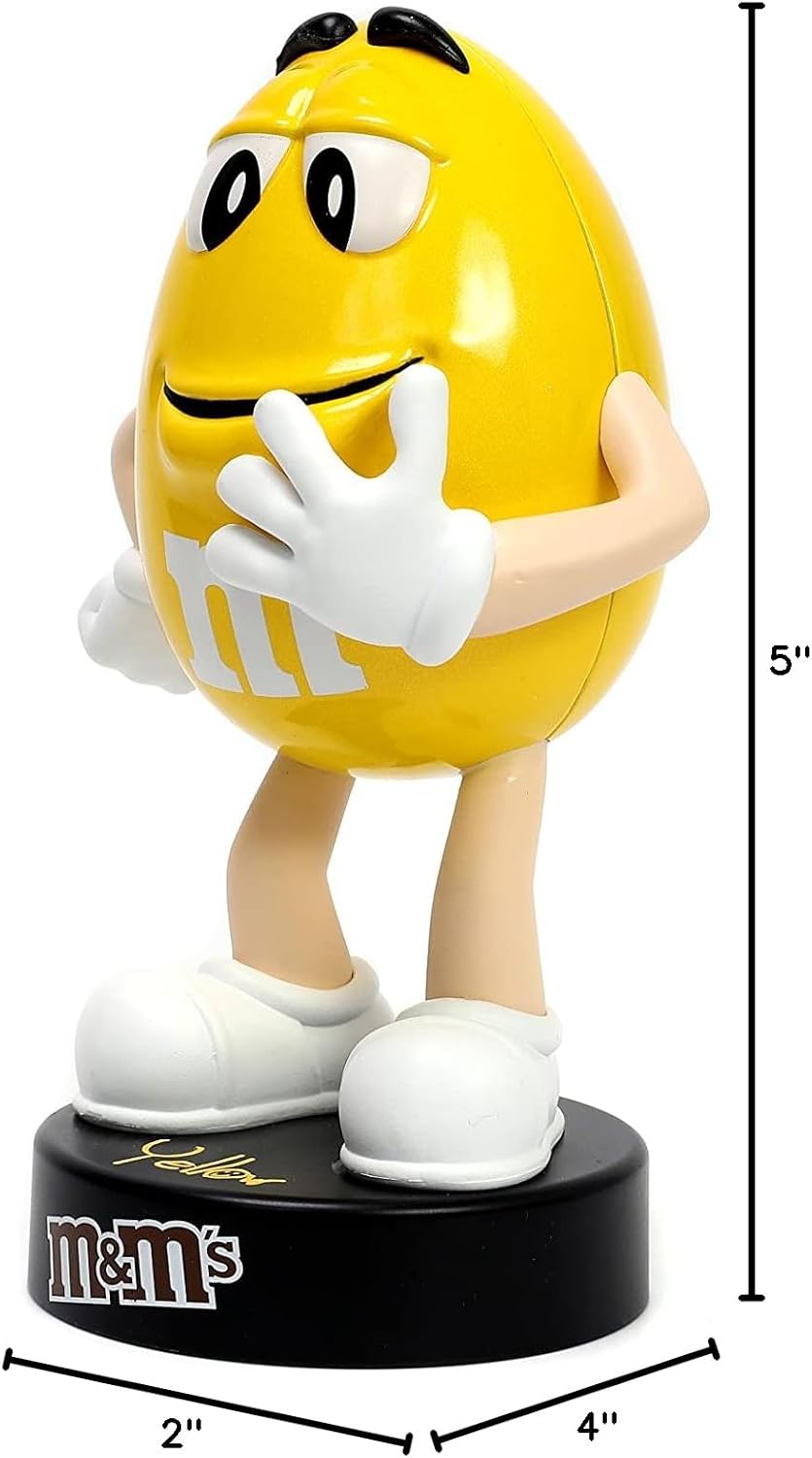 Jada Toys M&M’S Yellow 4-Inch Metals Die-Cast Metal Figure