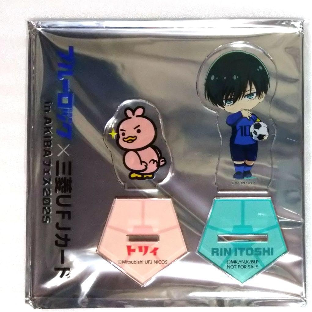 糸師凛 秋葉原 三菱UFJカード 特典 アクリルスタンド 上位賞 ブルー