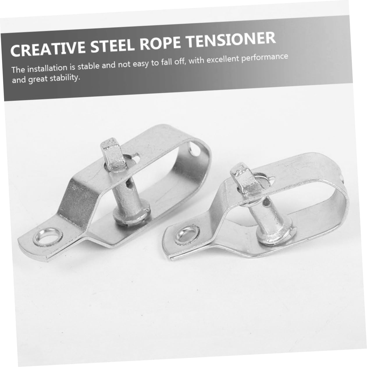 Happyyami Tenditore Cavo in Acciaio 10 Pezzi Argento, Serraggio Robusto | Corda e Cavo, Antiruggine e Resistente Agli Urti, Installazione Semplice, Set da 10