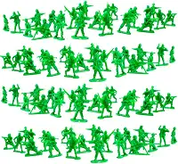Kit de Soldados de Plástico, Brinquedo Militar para Crianças, Conjunto de Exército em Miniatura para Brincadeiras