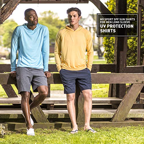 Image of MV Sport SPF Sun Shirts for Men Long Sleeve UV Protection Shirts - UPF 50 Sun Hoodie