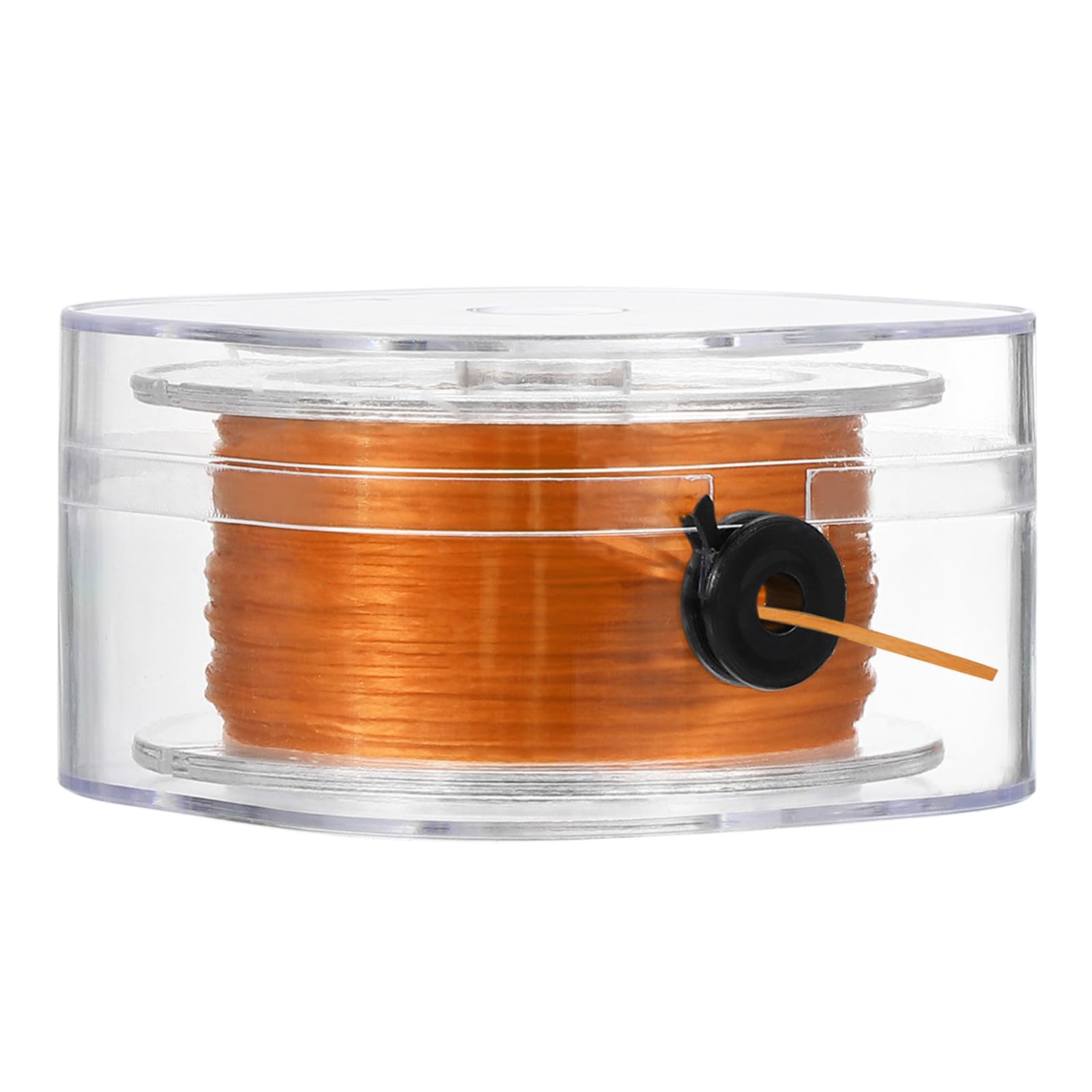 PATIKIL Elastic String for Bracelets, 0.8mm x 98-Yard Stretchy Bracelet String Stretch Bead Cord for Seed Beads, Jewelry and Bracelets Making, Orange