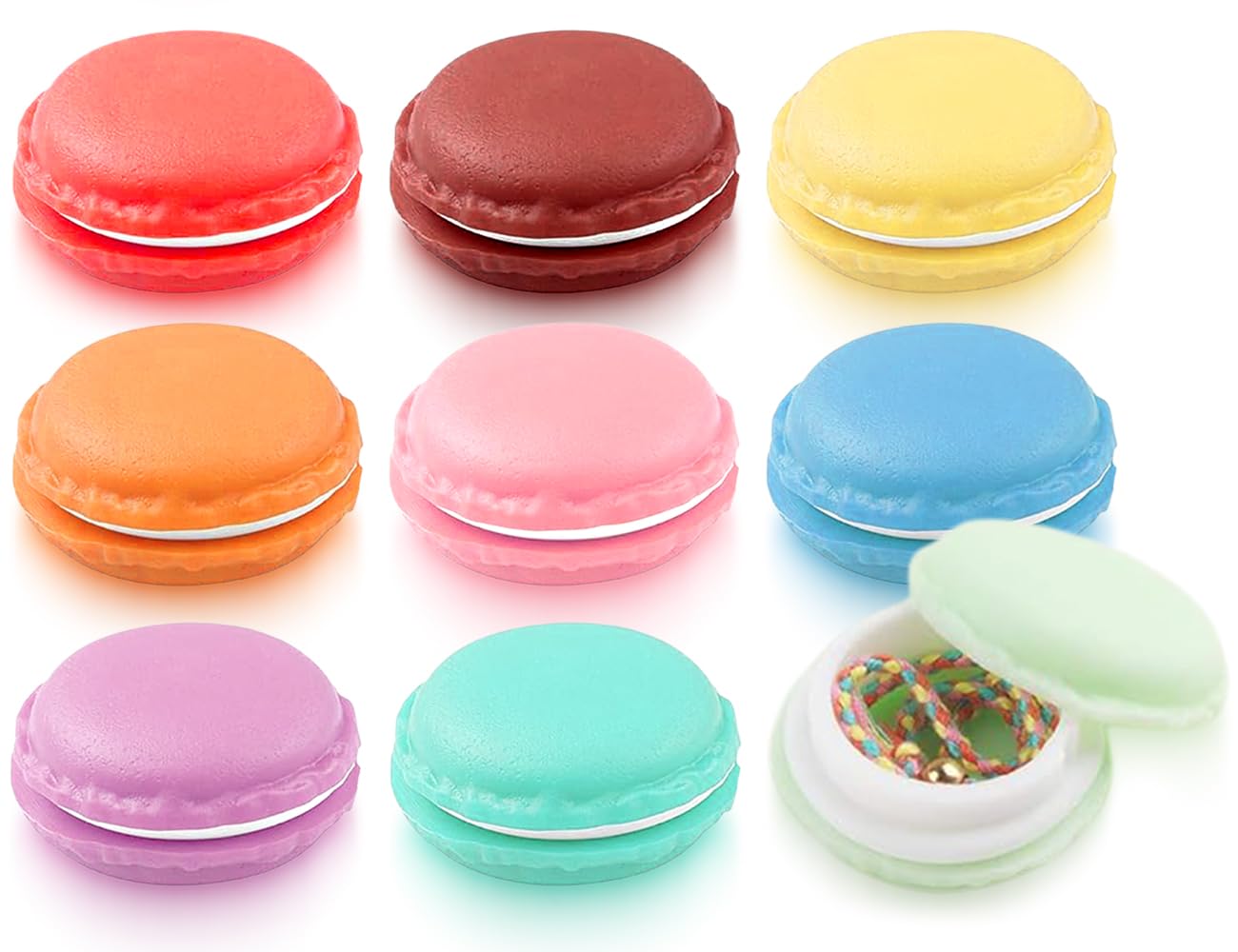 9 sztuk mini pudełka, śliczne małe pudełko na biżuterię, przenośna kosmetyczka, pudełko na rzeczy dla dziewczynek, do przechowywania koralików cukierków kolczyki pierścionki biżuteria