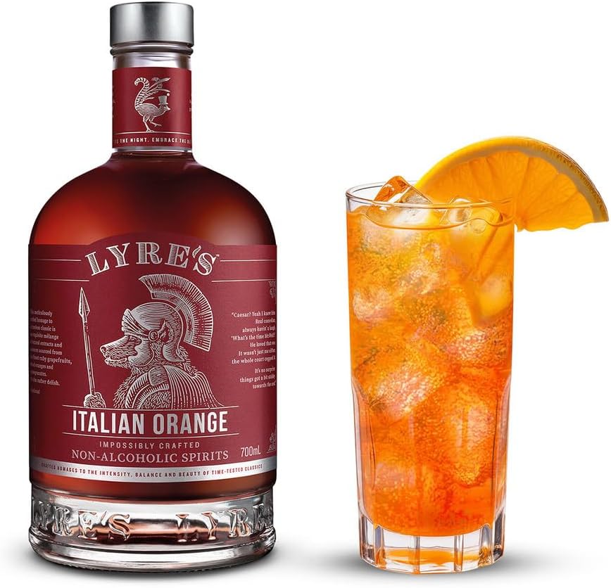 Lyre's Premium Italian Orange Non-Alcoholic Drinks - Aperitivo Style | 700ml X 1