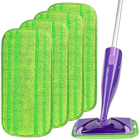 AIDEA Microfibre Mop Refill Pads 4 Pack Cover